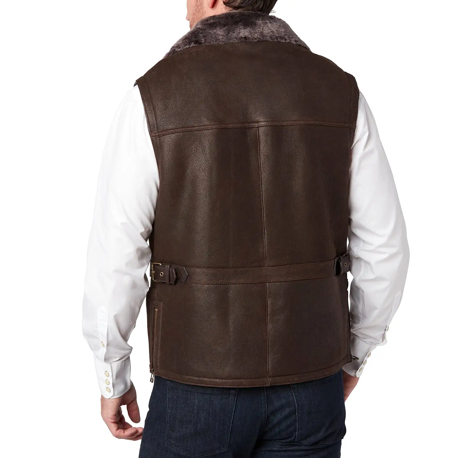 Shearling Vest :: Chocolate