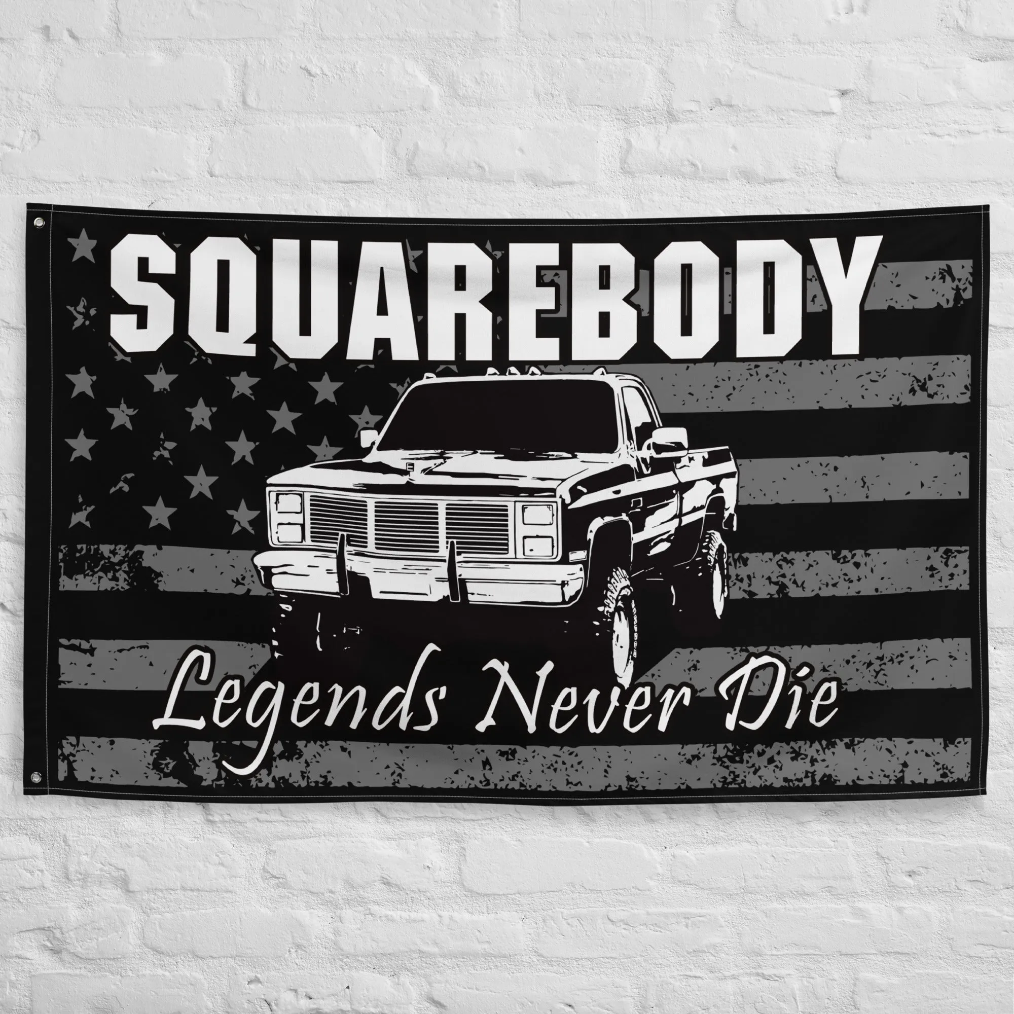 Squarebody Flag - Legends Never Die American Flag