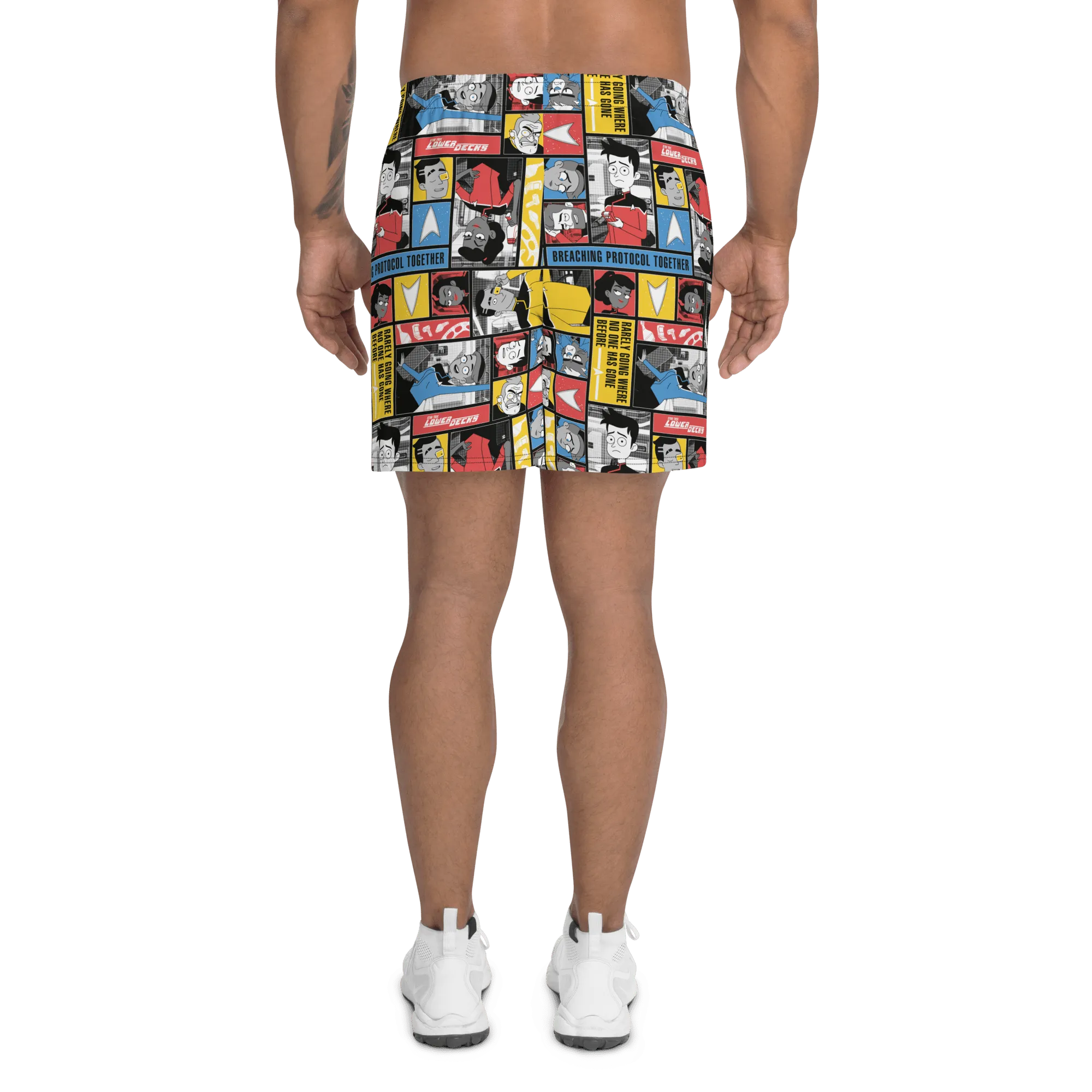 Star Trek: Lower Decks Blocks Pattern Athletic Shorts