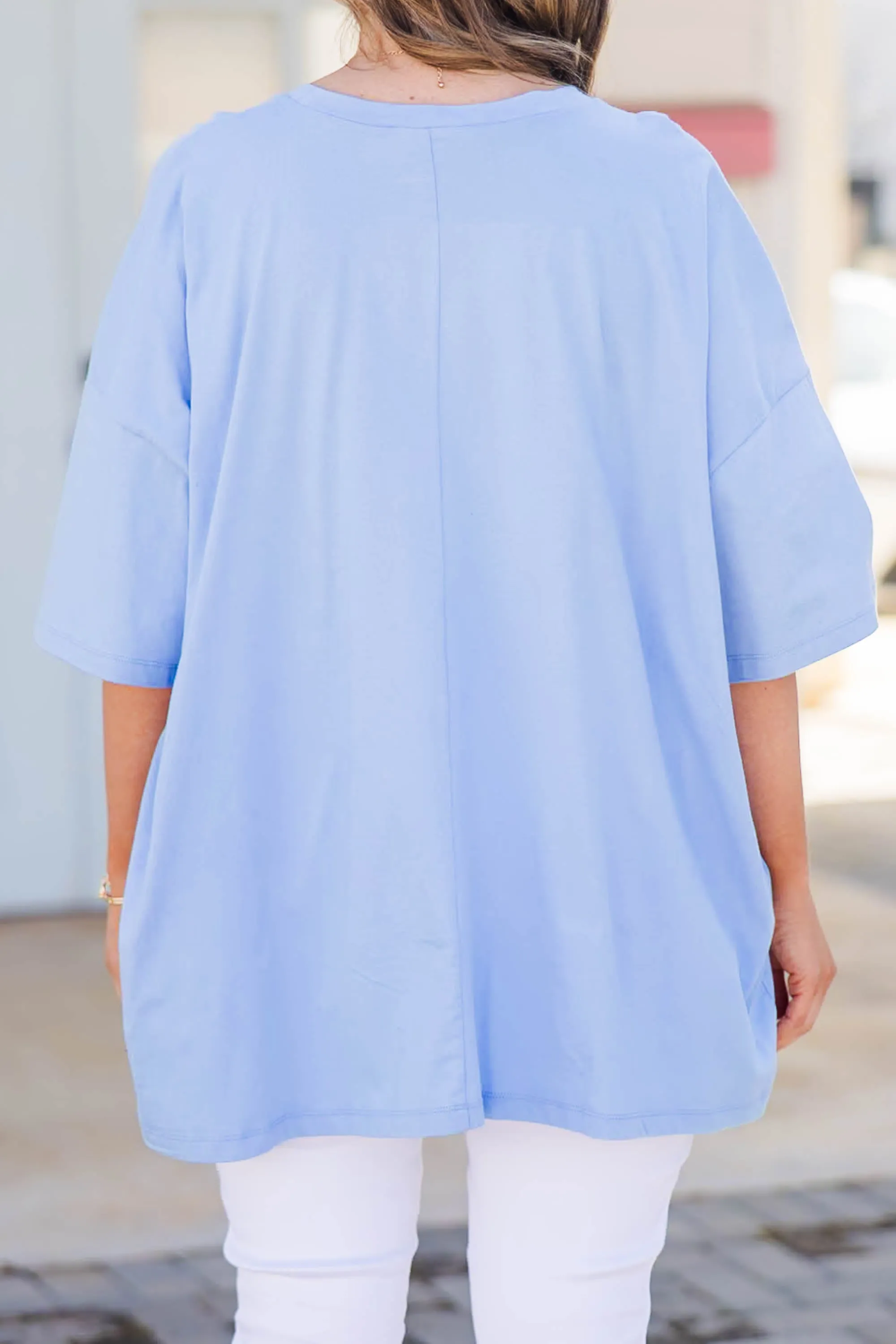 Sunkissed Days Boyfriend Tee, Spring Blue