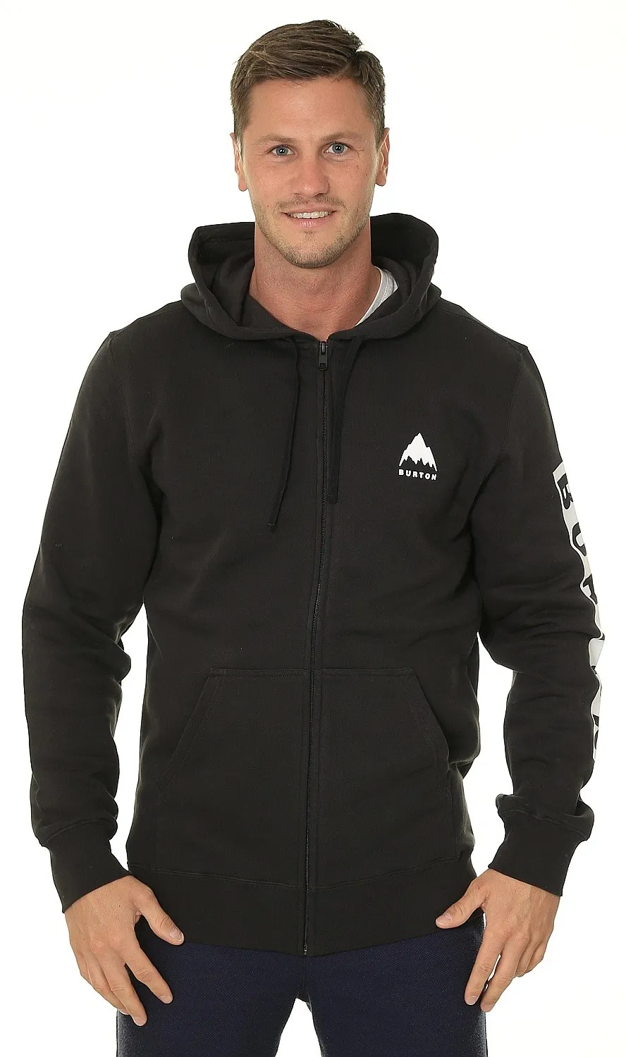 sweatshirt Burton Elite Zip - True Black - men´s