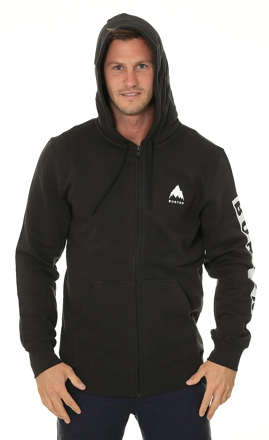 sweatshirt Burton Elite Zip - True Black - men´s