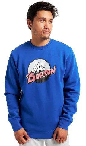 sweatshirt Burton Retro Mountain Crew - Cobalt Blue - men´s