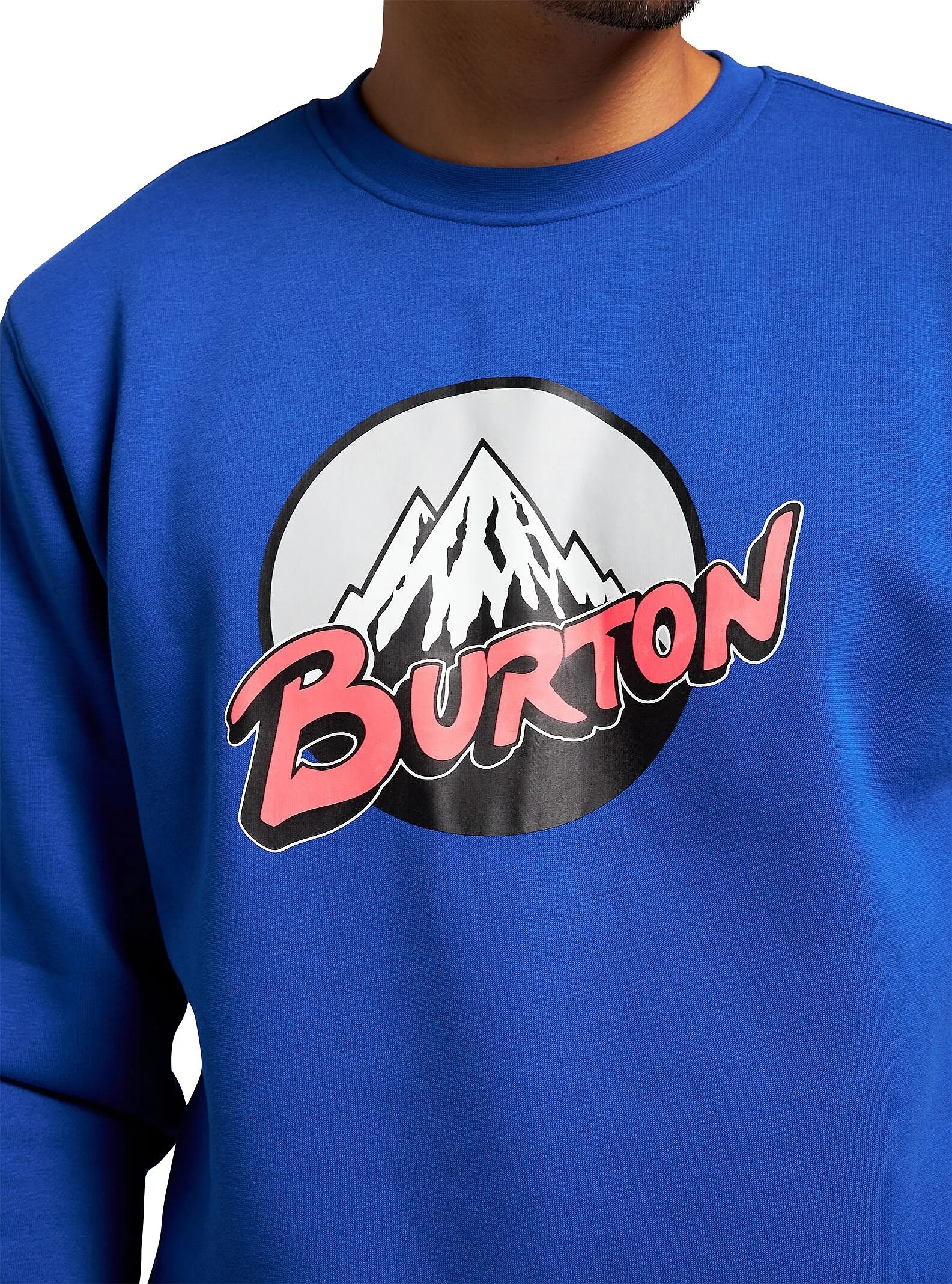 sweatshirt Burton Retro Mountain Crew - Cobalt Blue - men´s