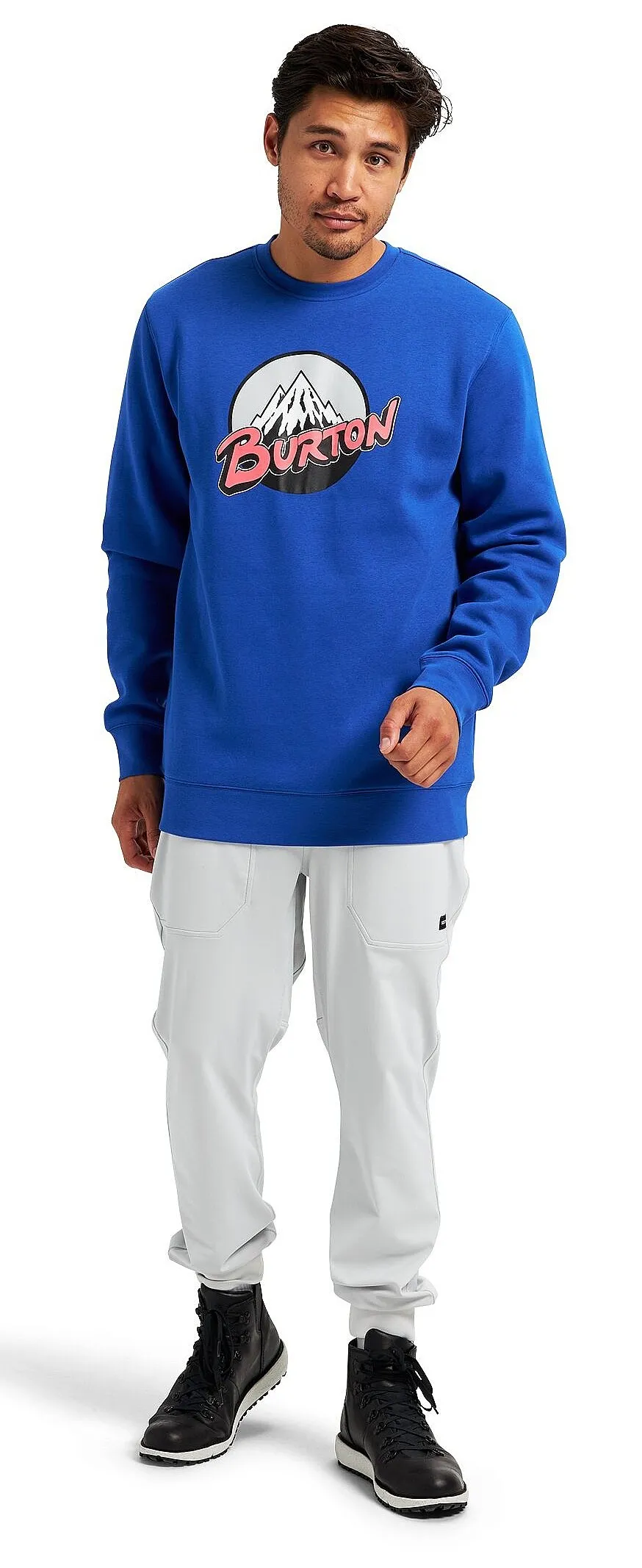 sweatshirt Burton Retro Mountain Crew - Cobalt Blue - men´s