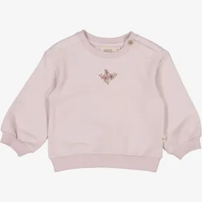 Sweatshirt Eliza Embroidery | Baby - soft lilac