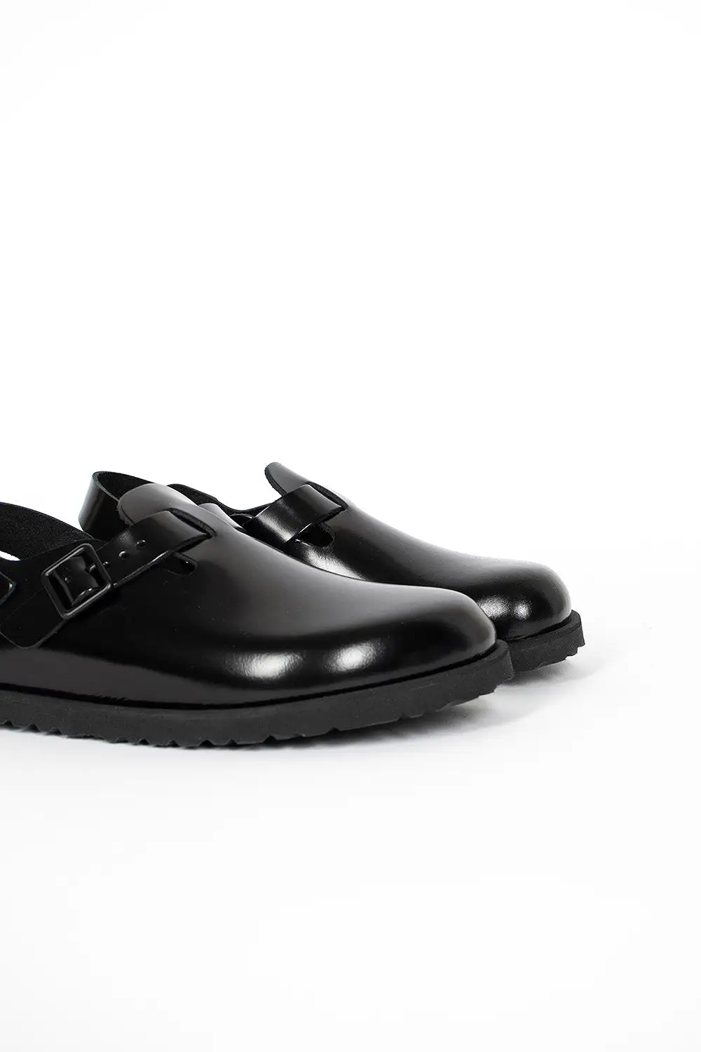 Tokio Leather Sandal Black