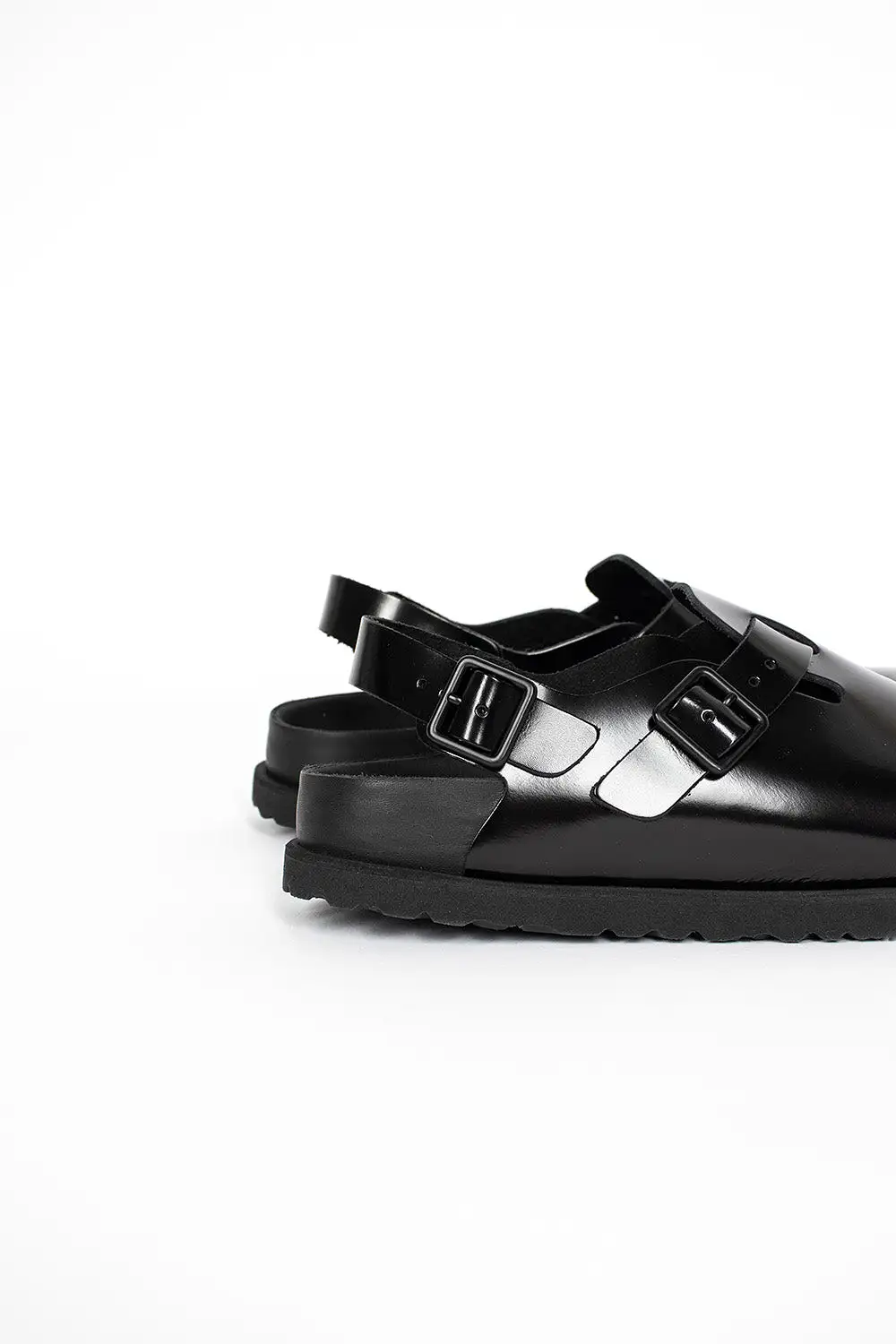 Tokio Leather Sandal Black