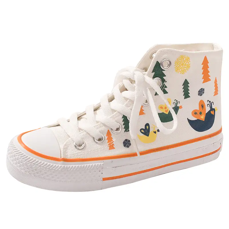 ULZZANG PRINT CANVAS SHOES BY81019