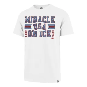 USA HOCKEY MIRACLE ON ICE WHITE '47 SCRUM TEE