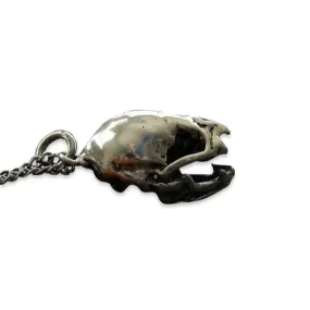 Vampire Bat Skull Necklace