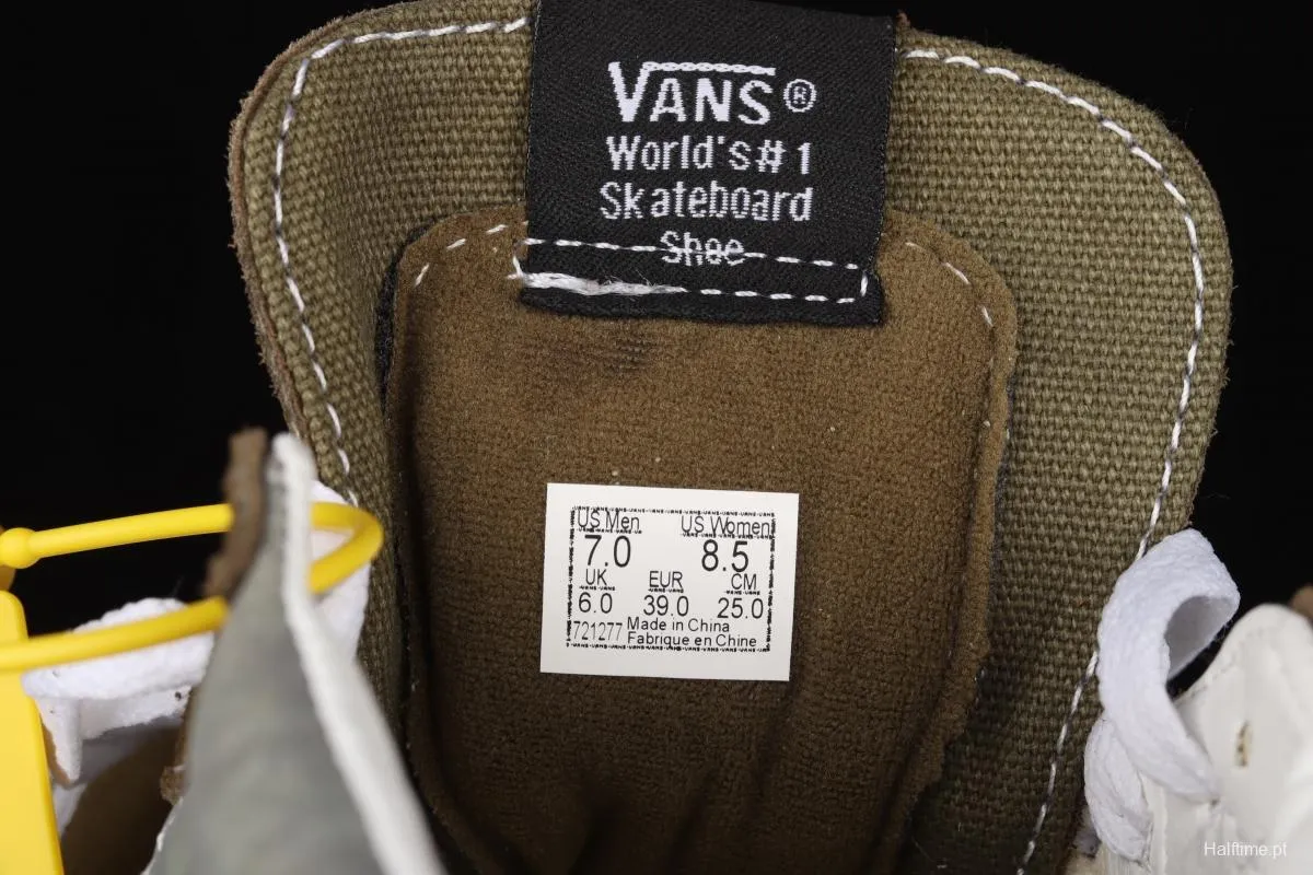 Vans Sk8-Mid Vance classic suede stitching medium-top casual board shoes VN0A3WM324T