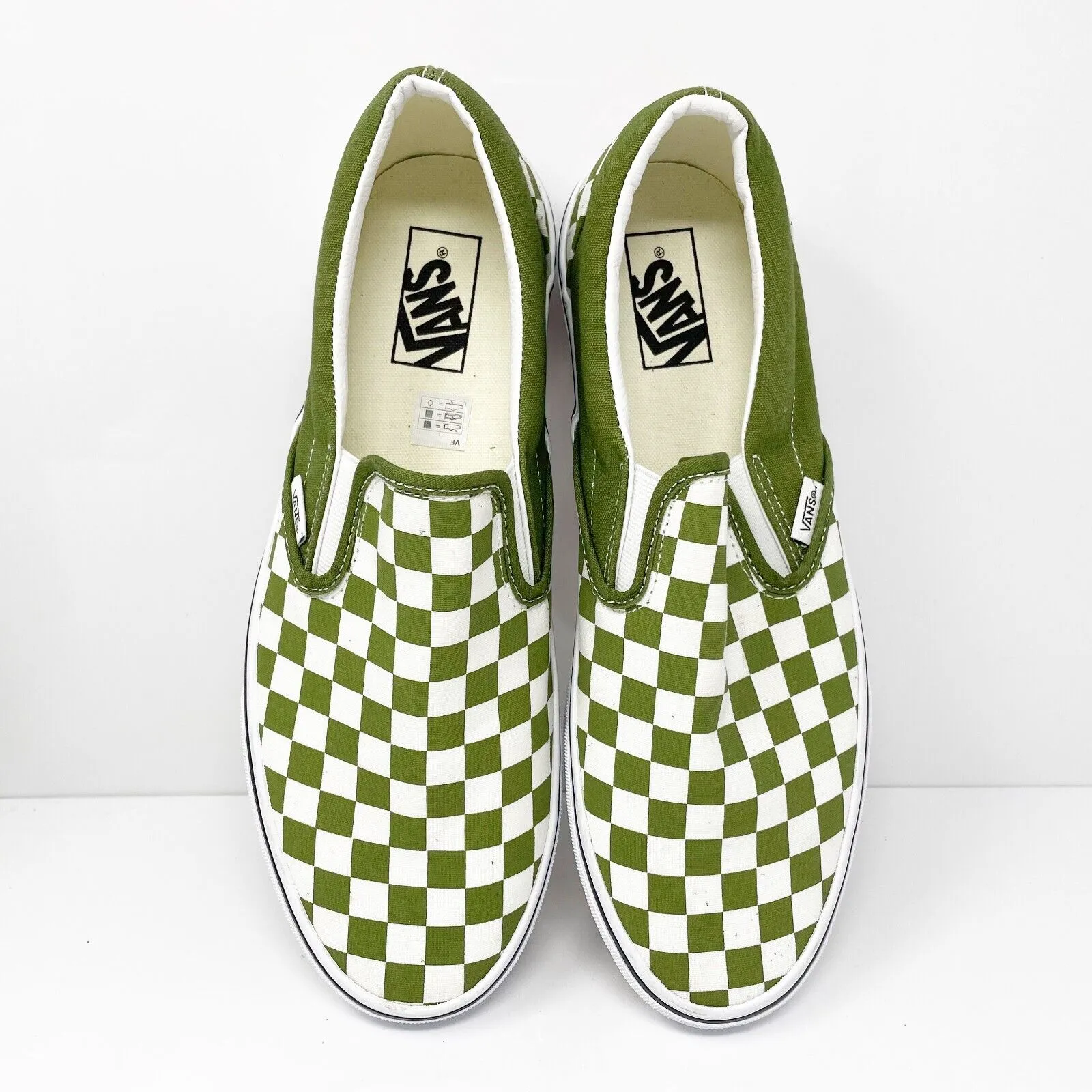 Vans Unisex Classic 721356 Green Casual Shoes Sneakers Size M 10.5 W 12