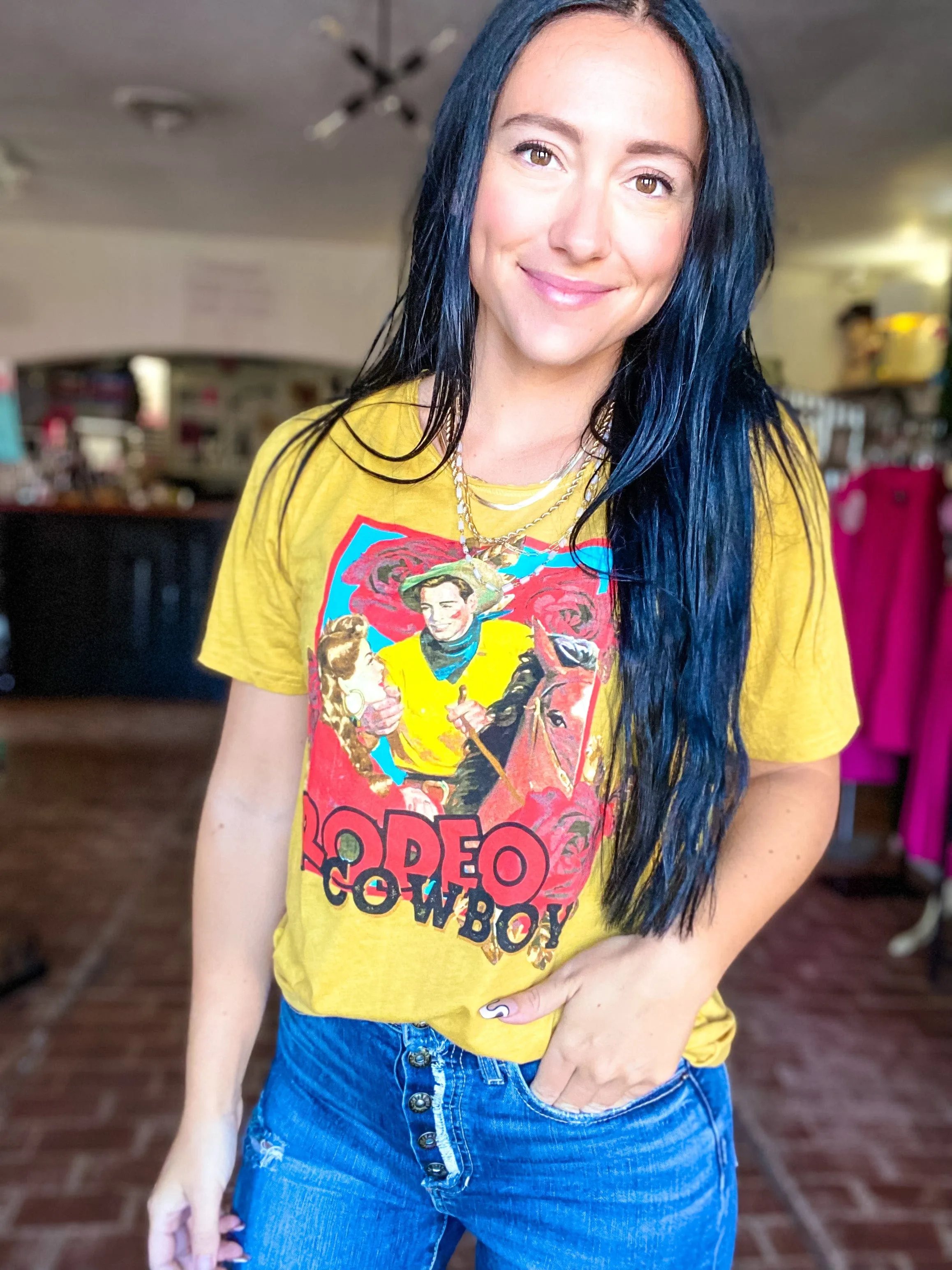 Vintage Rodeo Cowboy Tee