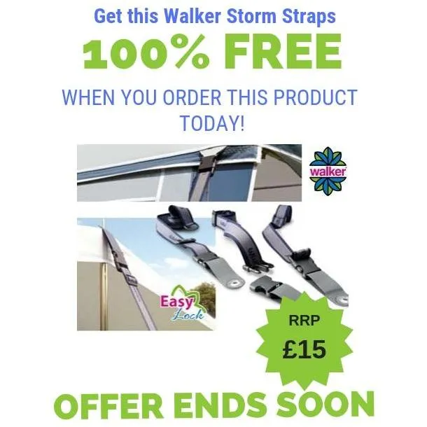 Walker Atrium 300 Full Caravan Awning Traditional  (2024) + Free Storm Straps