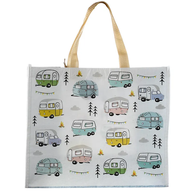 Wildwood Caravan Recycled Plastic Reusable Shopping Bag RPBAG05