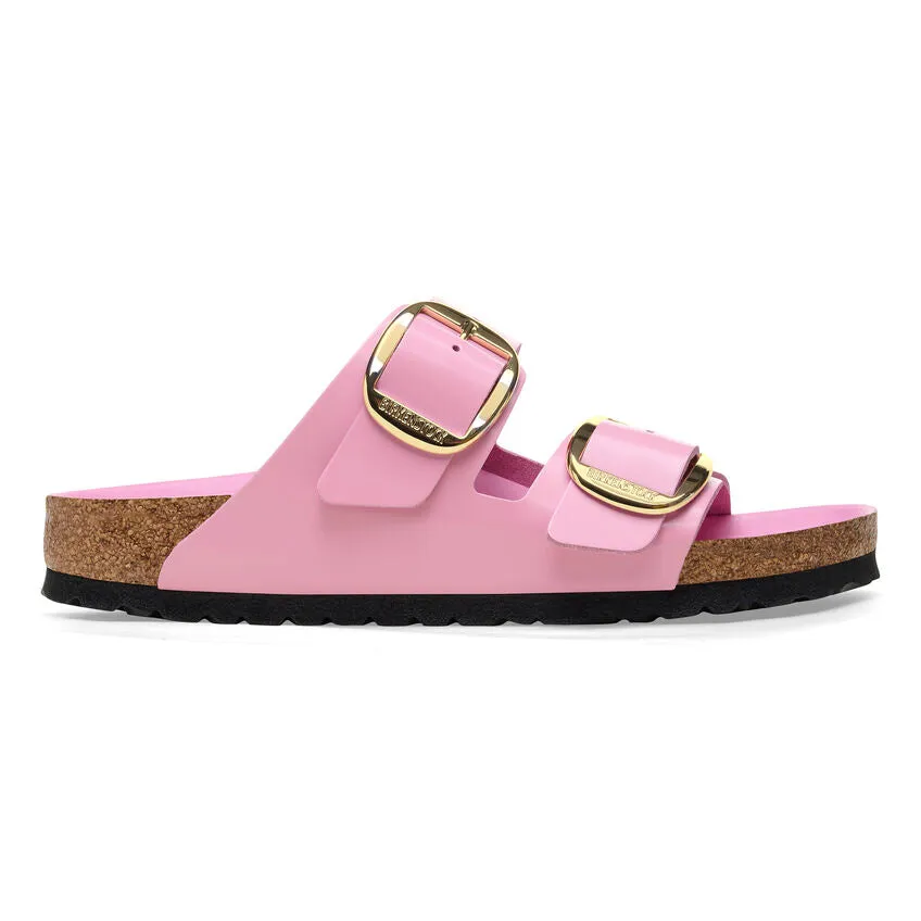 WOMEN'S BIRKENSTOCK ARIZONA BIG BUCKLE | HIGH-SHINE FONDANT PINK