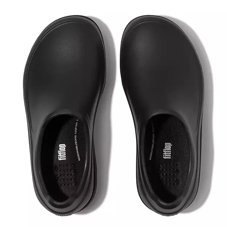 Women's Fitflop Work+ High-Performance Professional Clogs Color: All Black