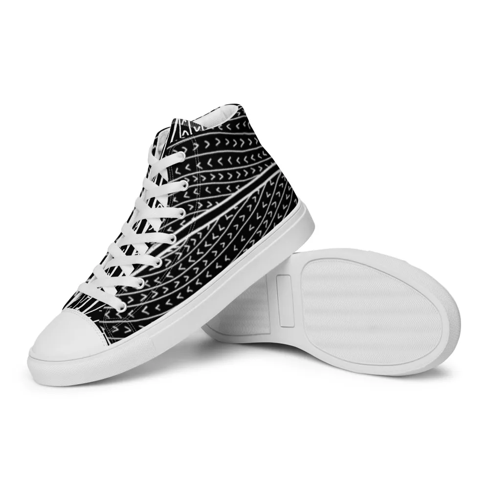 Women’s high top canvas shoes – Magnetic