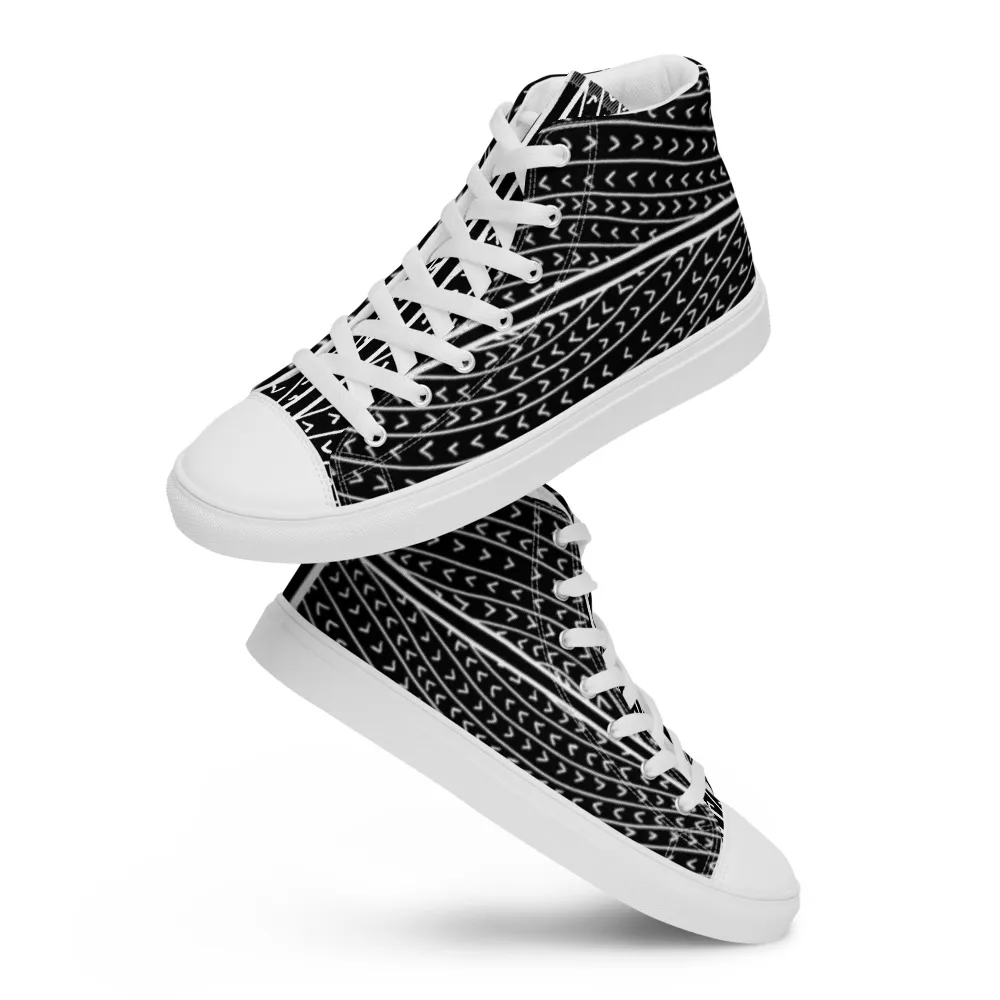 Women’s high top canvas shoes – Magnetic