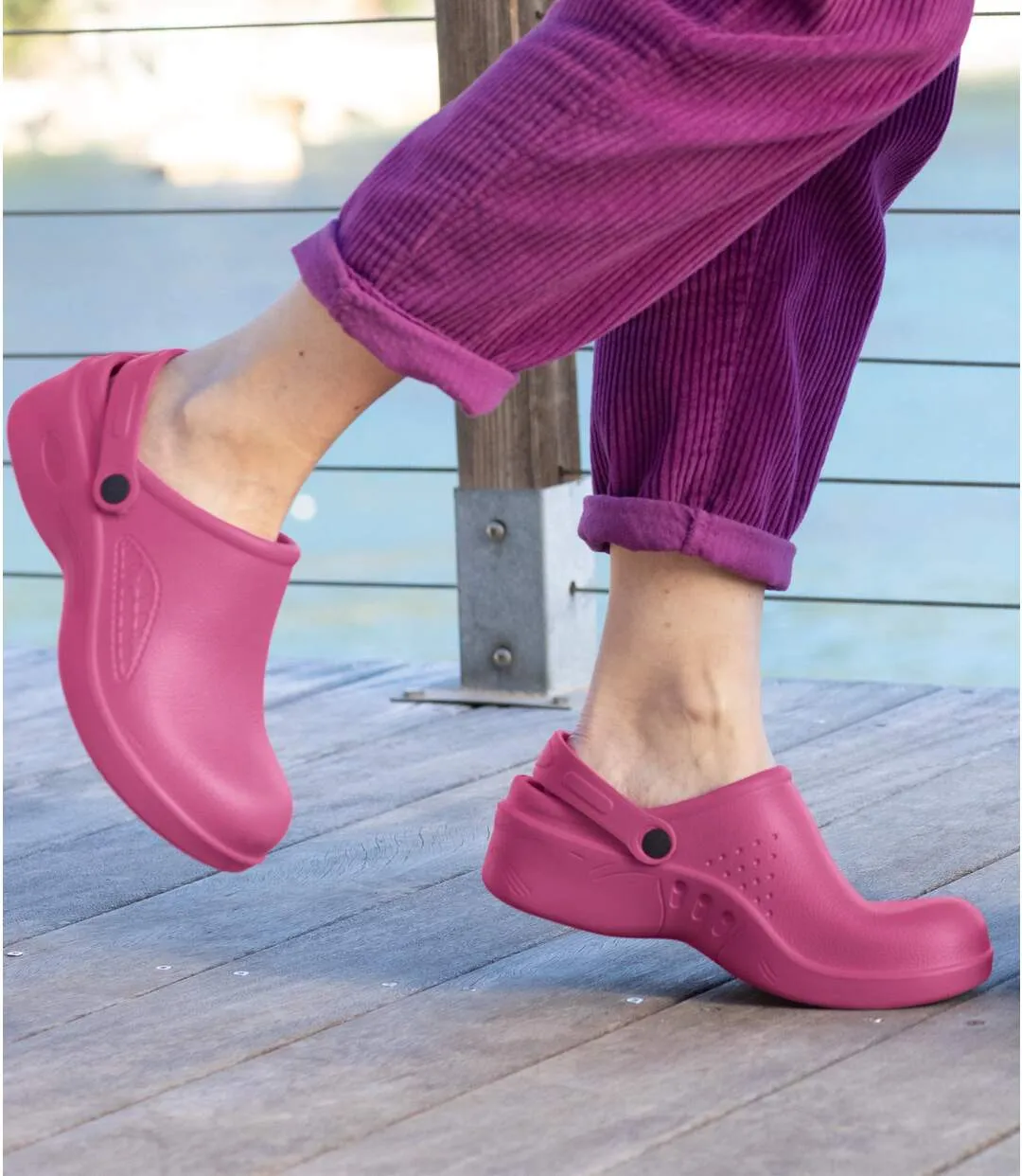 Women’s Pink Garden Clogs 