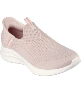 Womens/ladies ultra flex 3.0 cozy streak casual shoes rose Skechers