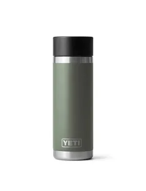 Yeti Rambler 18oz Bottle with HotShot Cap Camp Green