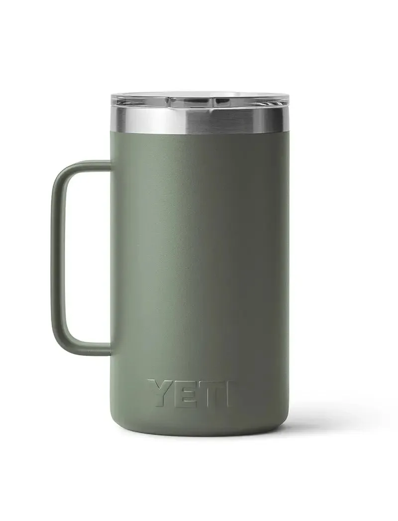 Yeti Rambler 24oz Mug Camp Green